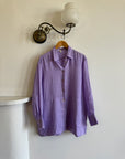 Vintage 90s Escada Pure Linen Shirt Lavender