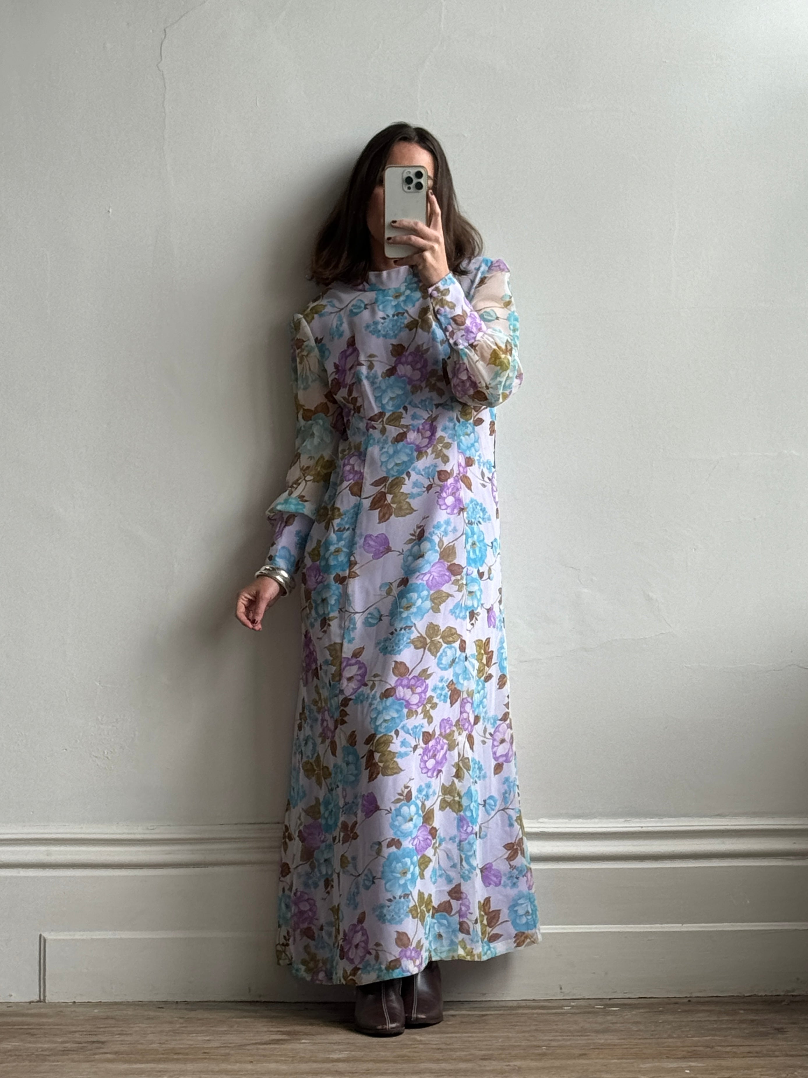 60s long dress best sale