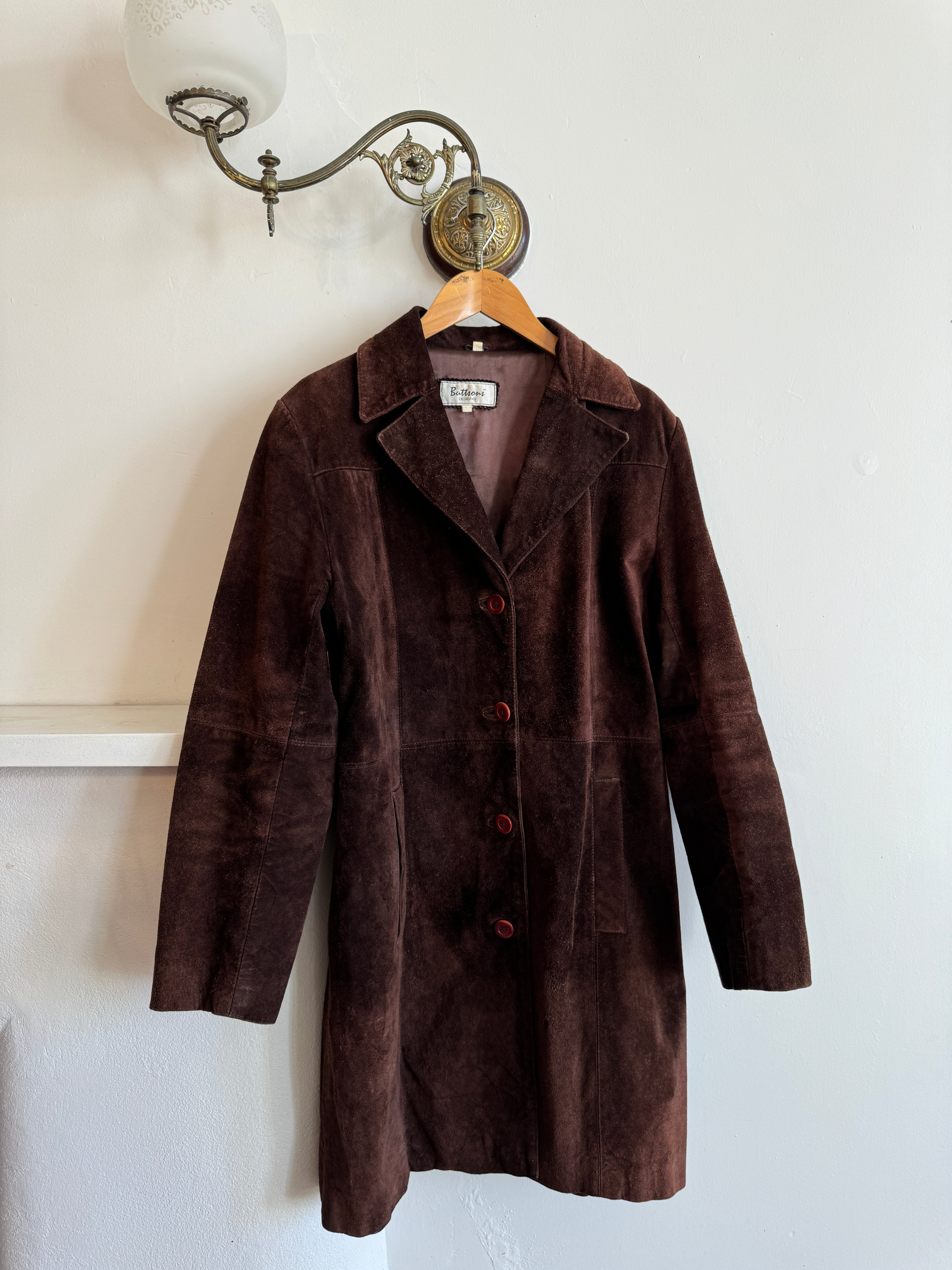 Vintage 70s Brown Suede Jacket