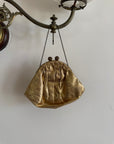 Vintage Gold Shimmer Petite Evening Purse