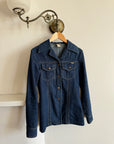 Vintage 90s Western Fitted Denim Shirt