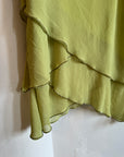 Vintage 90s Apple Green Tiered Fairy Skirt