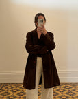 Vintage 70s Brown Suede Jacket