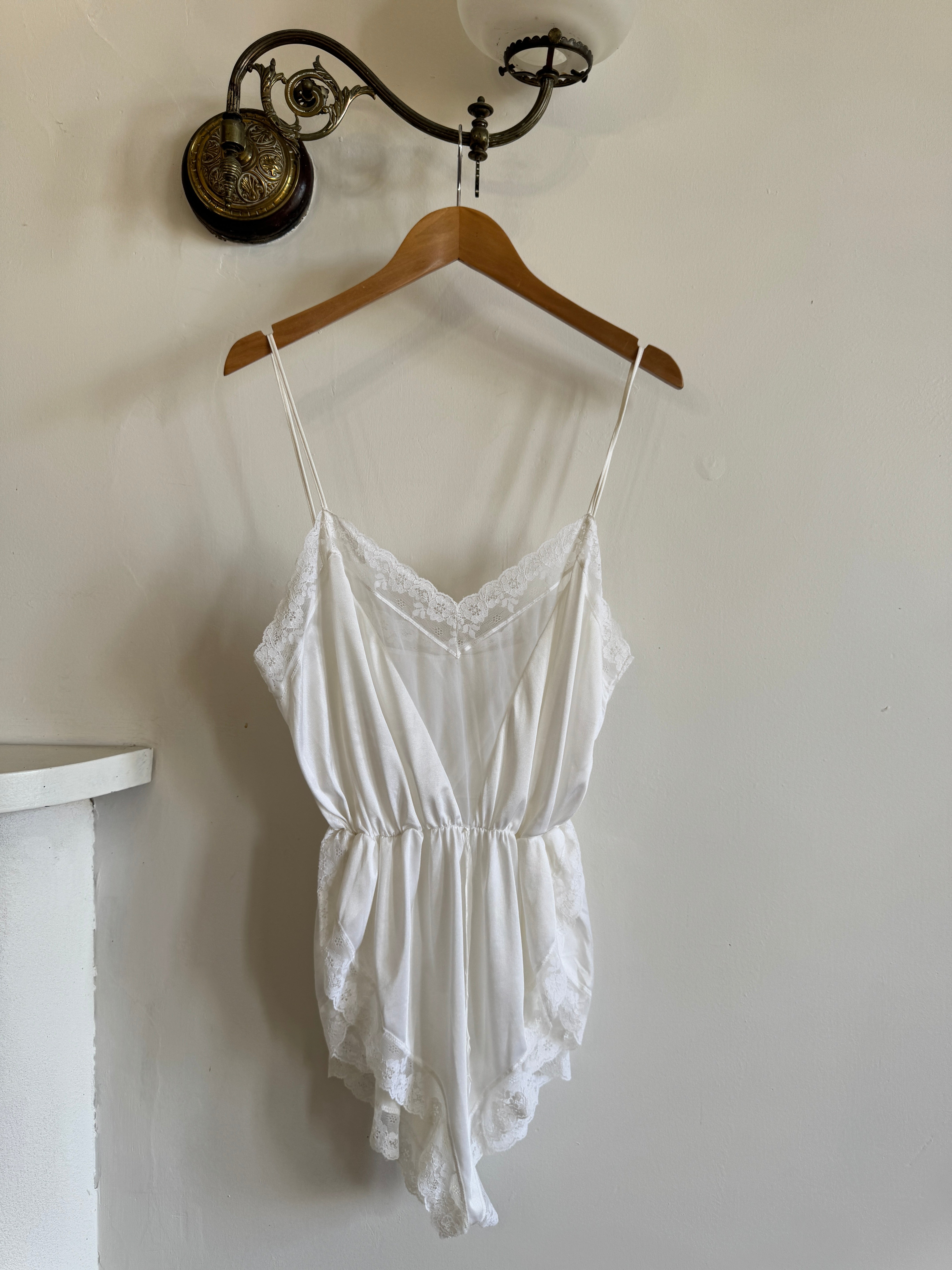 Vintage 60s Bridal Bodysuit and Peignoir Set