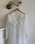 Vintage 60s Bridal Bodysuit and Peignoir Set