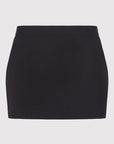 St Agni Tailored Wool Mini Skirt Black